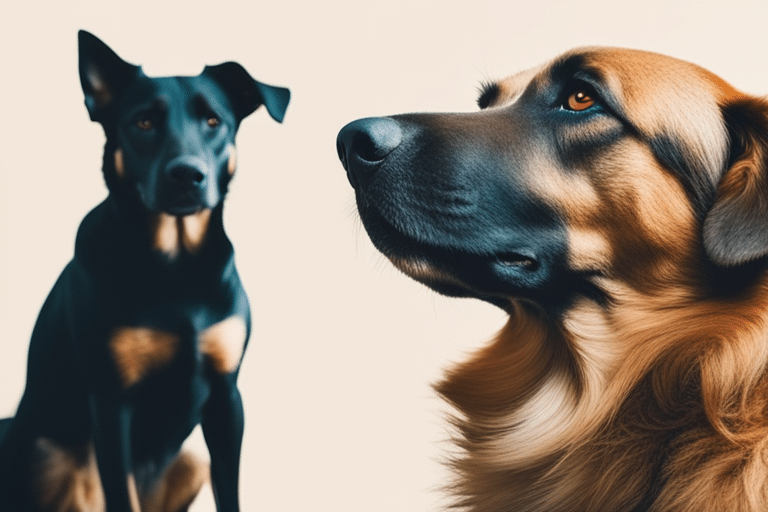 Image of a dog with a dull coat and dry